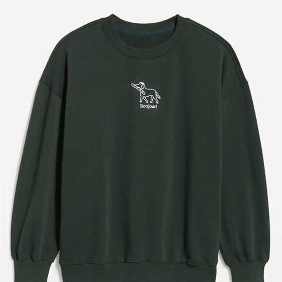 Old Navy SoComfy Oversized Crew Neck Graphic Sweatshirt - Size XXL Petite - Picture 2 of 4